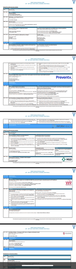 BASHH conference sessions