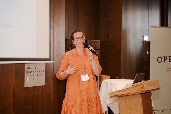 Ellen Pflaum auf der Konferenz