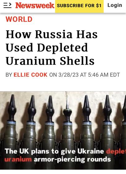 How Russia Has Used Depleted Uranium Shells