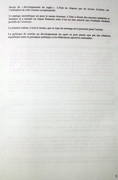 Synthèse introductive du rapport IGA IGA IGJS IGN sur la coupe du monde 2007 en France : Evaluation du dispositif de sécurité mis en place pour la coupe du monde de rugby 2007 (Archives nationales, cote 20150033/17)