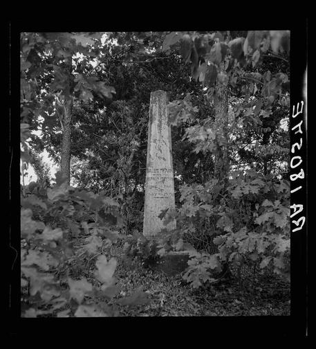 Family burial ground on the abandoned Pharr Plantation near Social Circle, Georgia