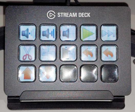Stream deck, controlled by a piece of C code.