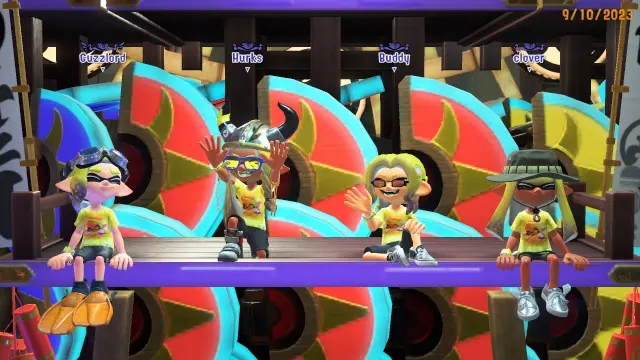 The four teammates. Their names are Guzzlord, Hurks, Buddy, and clover.