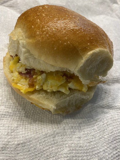 It’s a breakfast sandwich
