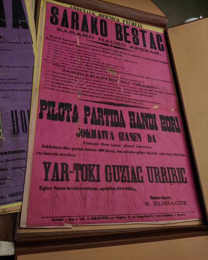 Purple and hot pink broadsides