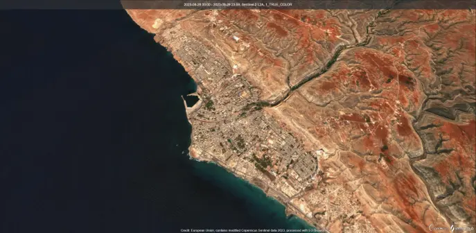 #Derna in Libya before the flood
