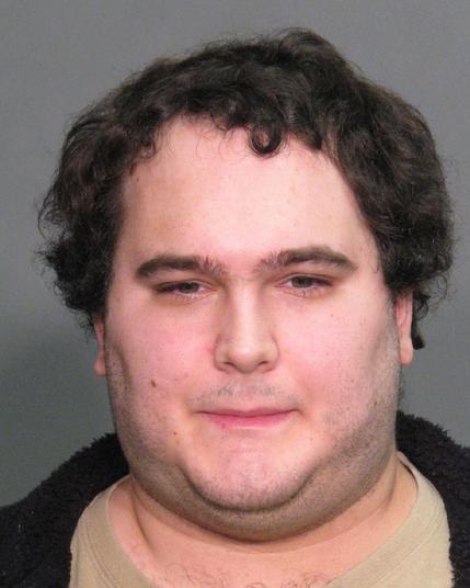 Old pic of Joseph Frank Chiddo from a mugshot, Goyim Defense League member in NC