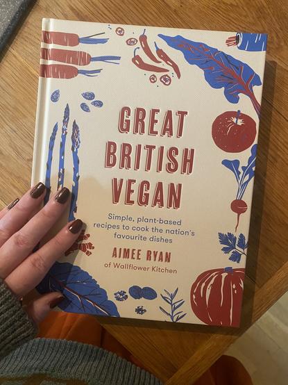 Kokeboken Great British Vegan av Aimee Ryan.