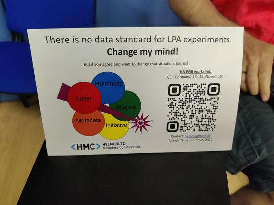 There is no data standard for LPA experiments. Change my mind!
