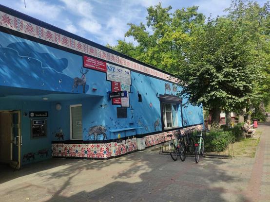 Artwork by Mona Tusz in Hajnówka, Poland