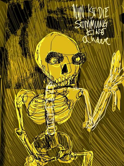 Cartoon skeletton