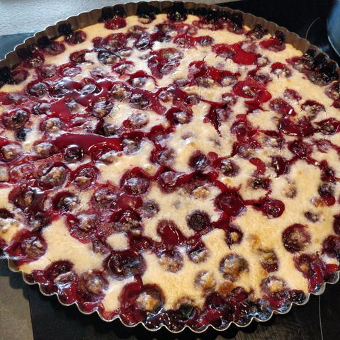 Clafoutis cuit entier