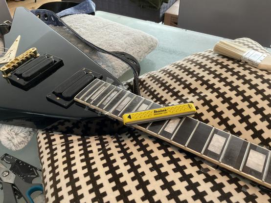 fret file to crown frets with after leveling