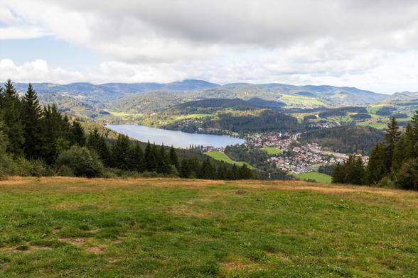 View from Hochfirst over Titisee (town and lake)