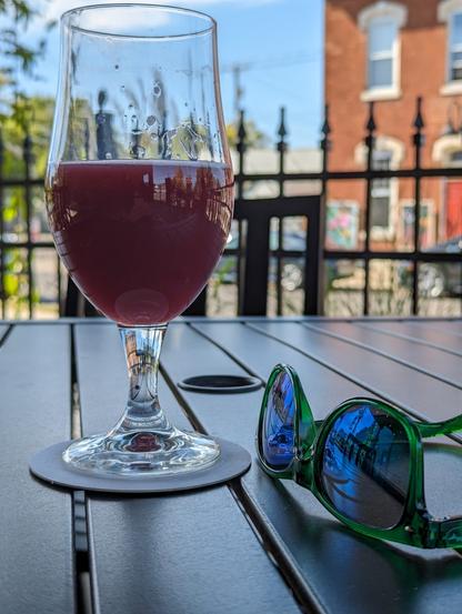 Blood Embrace sour beer at Branch and Bone Brewery in Dayton