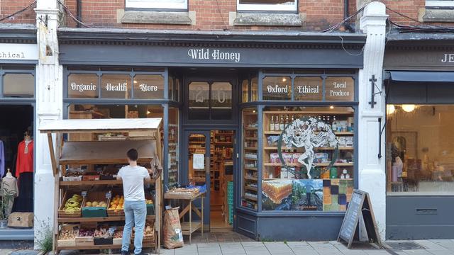 The shopfront of a delicatessen called Wildhoney