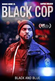 Ronnie Rowe Jr in a profile poster image for Canadian Screen Awards indie film winner Black Cop.