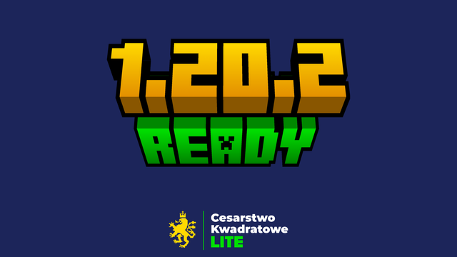 Napis: "1.20.2 ready"