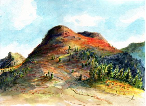 Eisenhut, Vorderhütteneck and Kilnprein in Fall 2023.