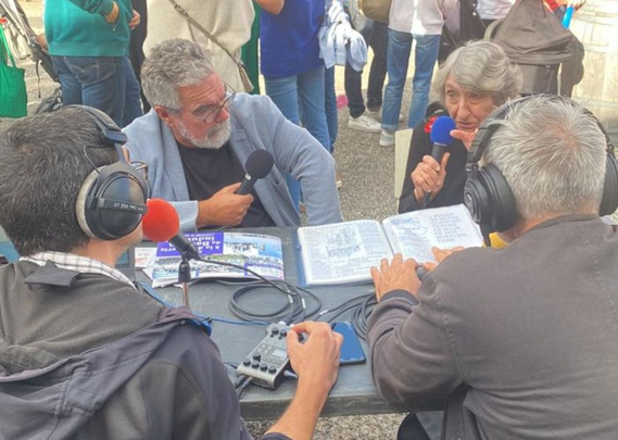 émission radio à Bacalan