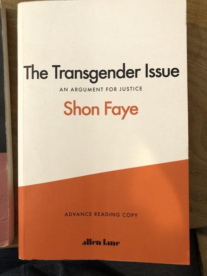 Book “The Transgender Issue” by Shon Faye