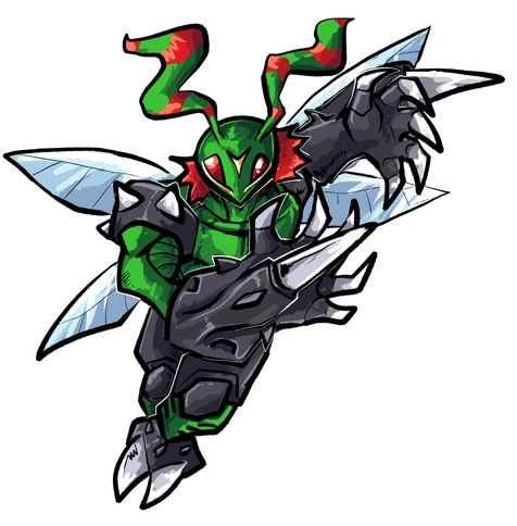 Humanoid Insect Digimon Stingmon
