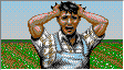 Distressed farmer from Sim Farm