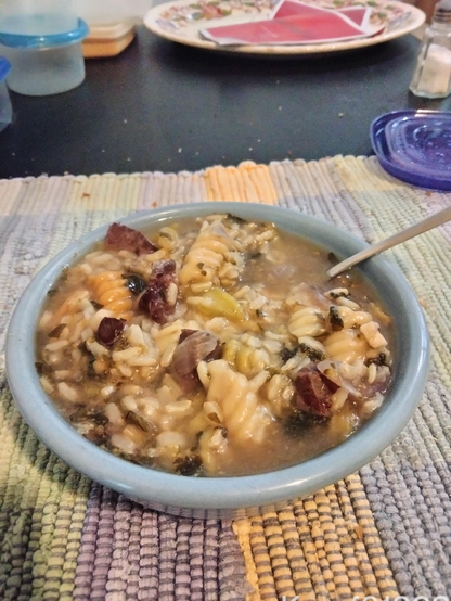 Savory stew. Tastes better than it looks!