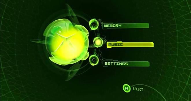 The original X-Box home screen. A giant green orb on the center left with a big X carved out. The menu items are floating in a semi circle around orb. Looks like glass and plasma. The whole thing is awesomely green. This was truly the peak of UI.
