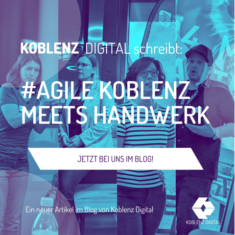 Fotocollage mit Bildern von Teilnehmern:innen des Meetups in der Handwerkskammer Koblenz