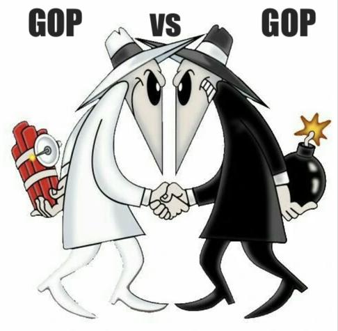 Spy vs Spy as the GOP vs GOP
