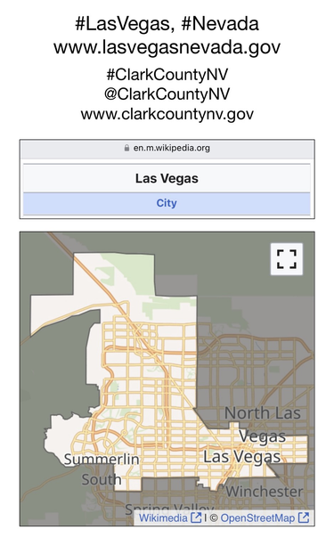 Screenshot of map showing location of Las Vegas, Nevada (from Wikipedia).