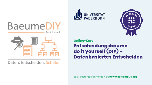 Online-Kurs
Entscheidungsbäume do it yourself (DIY) - Datenbasiertes Entscheiden