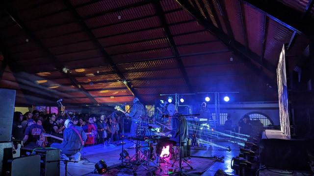 AustinTV live, photo from behind the stage