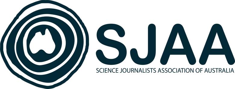 LOGO OF THE SCIENCE JOURNALISTS ASSOCIATION OF AUSTRALIA