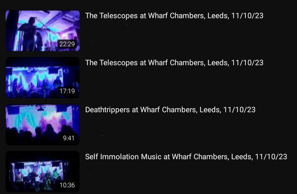 about last night ... 
https://youtube.com/@sequinworld?feature=shared
new songs from Self Immolation Music
new configuration for Deathtrippers
new knob twiddler joins The Telescopes 
and the biggest, baddest and best version of This Train ever 
💜
