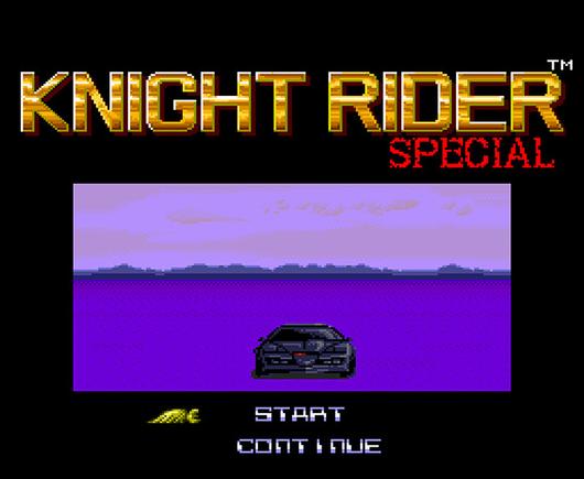 Knight Rider Special start screen