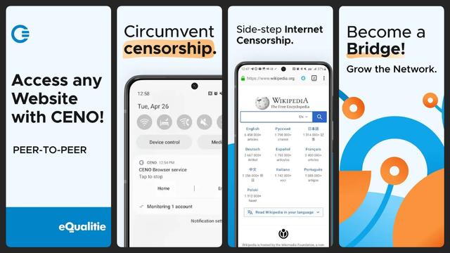 Ceno Browser screenshots and posters.