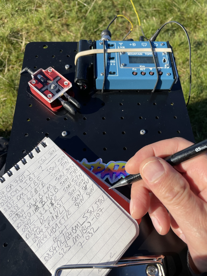 Flight deck (like a clipboard) with mtr3b, bamatech key and write in the rain log book on it.