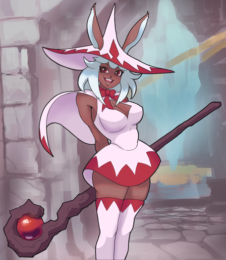 A Viera White Mage