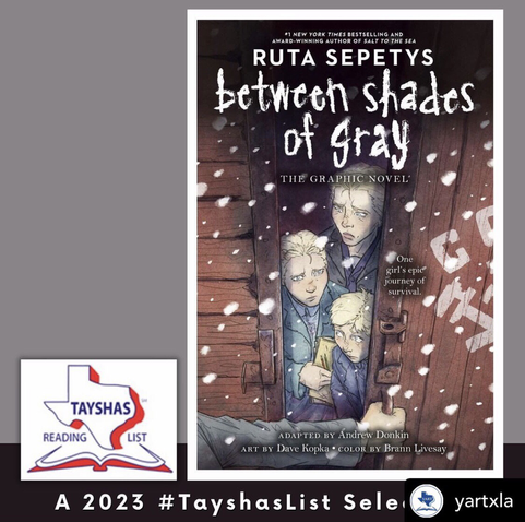 The cover of our graphic novel showing a family hiding in a train car.
