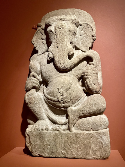 Indian, Southern Rajasthan or Northeast Gujarat, Samalaji area Ganesha, mid-6th century Gray quartzite or schist Friends of Indian Art and Robert A. and Ruth W. Fisher Fund, 2001.12