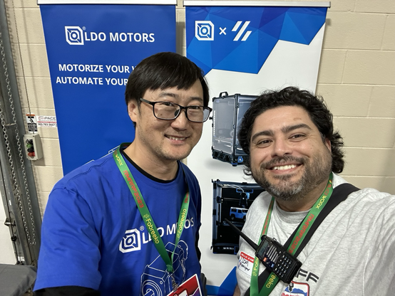 Jason from LDO Motors and I at Rocky Mountain Rep Rap Festival 2023