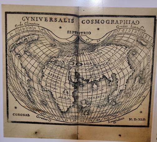 Map of the world with a weird protection