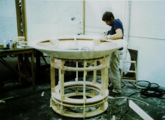 Construction begins on the Spacedock interior at ILM.