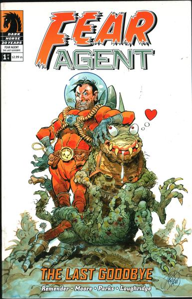 Fear Agent The Last Goodbye #1 1:25 Jack Davis variant 2007.