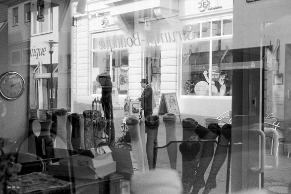 Looking through windows on windows and reflected windows.