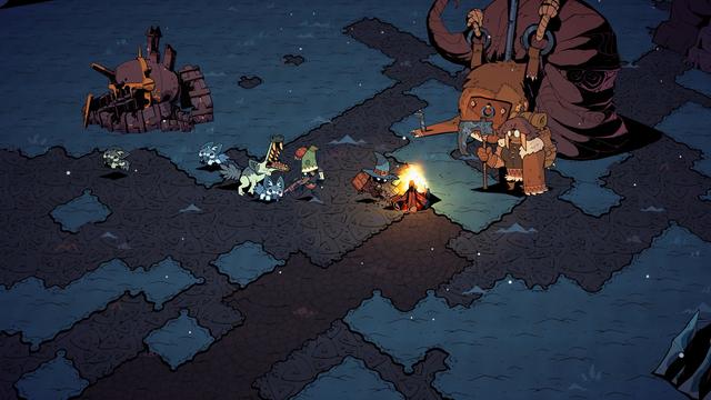 Wizard with a Gun screen shot. Dark blue background with the wizard and some other characters.