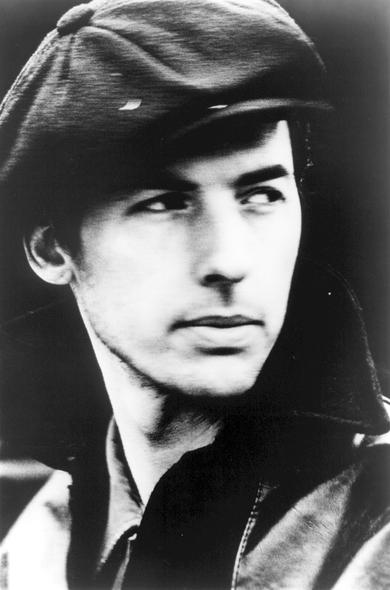 Portrait photograph of Frank Tovey / Fad Gadget with hat
