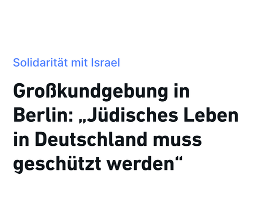Überschrift des im Beitrag verlinkten Artikels